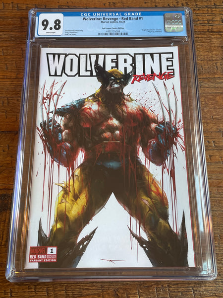 WOLVERINE REVENGE #1 CGC 9.8 IVAN TAO "RED BAND" EXCL MATURE VARIANT LTD TO 999