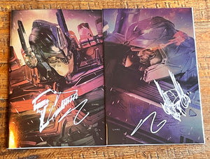 TRANSFORMERS 40th ANNIVERSARY #1 JOHN GIANG REMARK SIGNED COA NYCC EXCL OPTIMUS & MEGTRON "FOIL" VARIANT OPTIONS