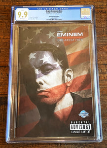 ORBIT EMINEM #1 CGC 9.9 SKAN "GREATEST HITS" HOMAGE VARIANT TIDALWAVE NOT 9.8