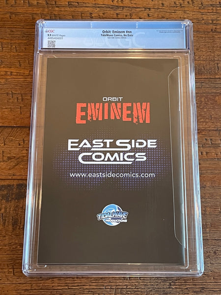 ORBIT EMINEM #1 CGC 9.9 SKAN "GREATEST HITS" HOMAGE VARIANT TIDALWAVE NOT 9.8