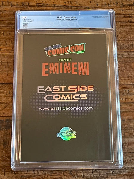 EMINEM #1 CGC 9.8 NYCC 2024 EXCL SKAN "SILVER FOIL" GREATEST HITS VARIANT