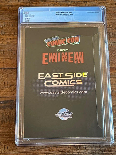 EMINEM #1 CGC 9.9 NYCC 2024 EXCL SKAN "SILVER FOIL" GREATEST HITS VARIANT NOT 9.8