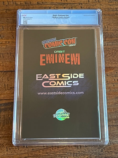 EMINEM #1 CGC 9.8 NYCC 2024 EXCL SKAN "GOLD FOIL" GREATEST HITS VARIANT