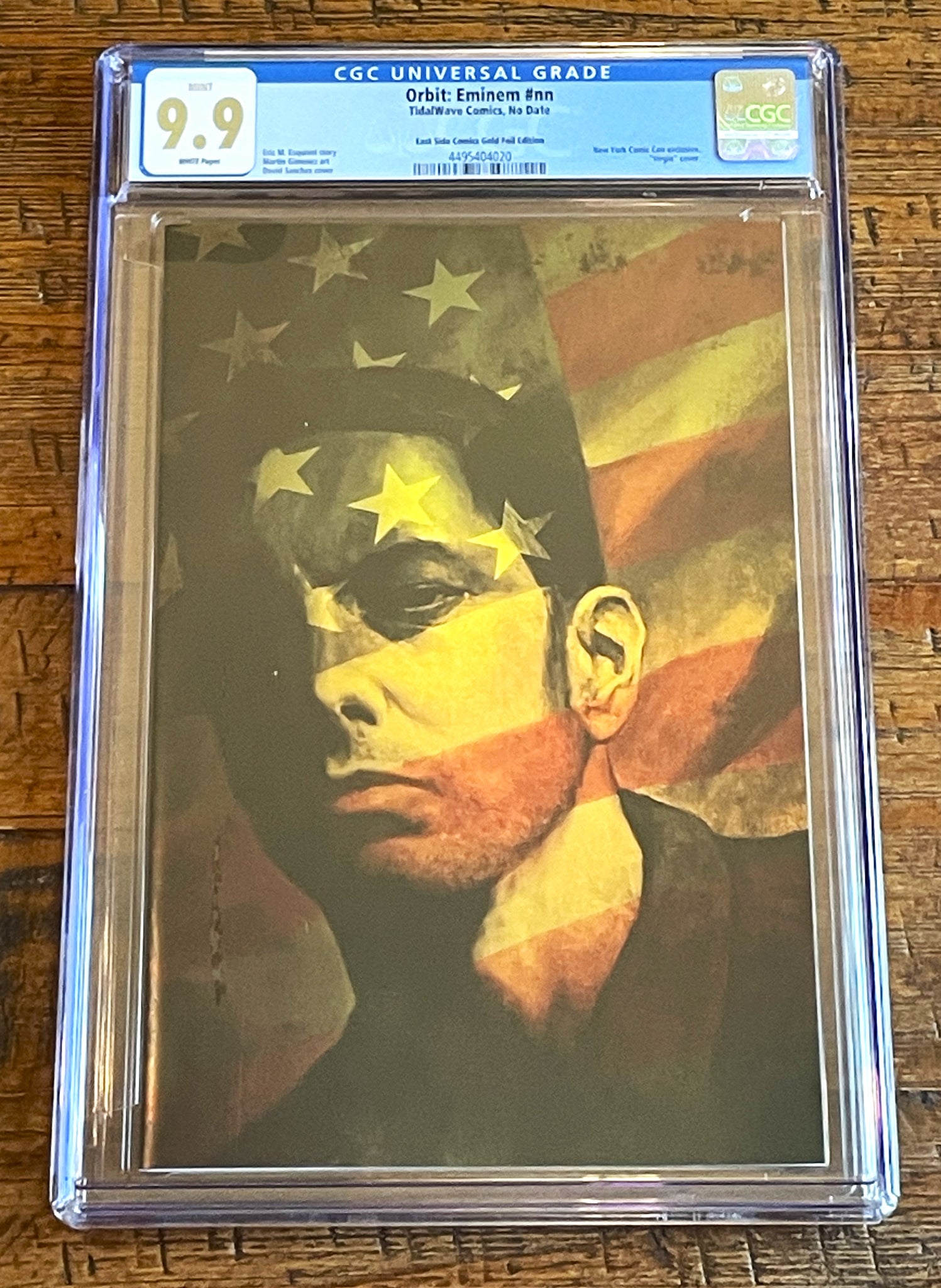 EMINEM #1 CGC 9.9 NYCC 2024 EXCL SKAN "GOLD FOIL" GREATEST HITS VARIANT NOT 9.8