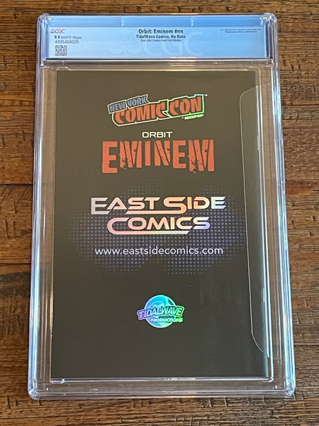 EMINEM #1 CGC 9.9 NYCC 2024 EXCL SKAN "GOLD FOIL" GREATEST HITS VARIANT NOT 9.8