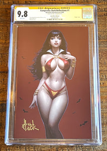 VAMPIRELLA DARK REFLECTIONS #1 CGC SS 9.8 EXCL WILL JACK SIGNED RED VIRGIN VARIANT-B