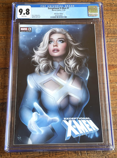 EXCEPTIONAL X-MEN #1 CGC 9.8 WARREN LOUW TRADE & VIRGIN VARIANT OPTIONS