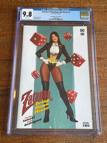 ZATANNA BRING DOWN THE HOUSE #2 CGC 9.8 SOZOMAIKA EXCL VARIANT LTD TO 800