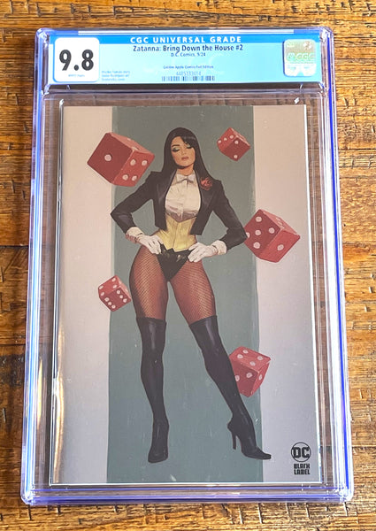 ZATANNA BRING DOWN THE HOUSE #2 CGC 9.8 SOZOMAIKA SDCC EXCL "FOIL" VARIANT