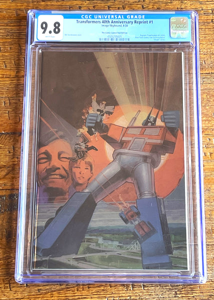 TRANSFORMERS 40th ANNIVERSARY #1 CGC 9.8 BILL SIENKIEWICZ NYCC 2024 EXCL "FOIL VIRGIN" VARIANT