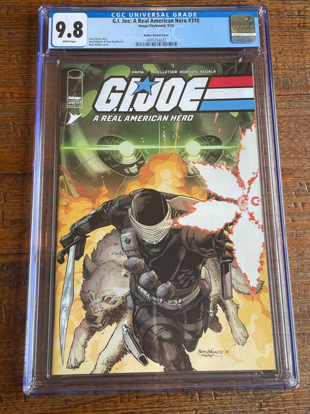 G.I. JOE A REAL AMERICAN HERO #310 CGC 9.8 WALKER 1:10 RI INC SNAKE-EYES VARIANT IMAGE COMICS