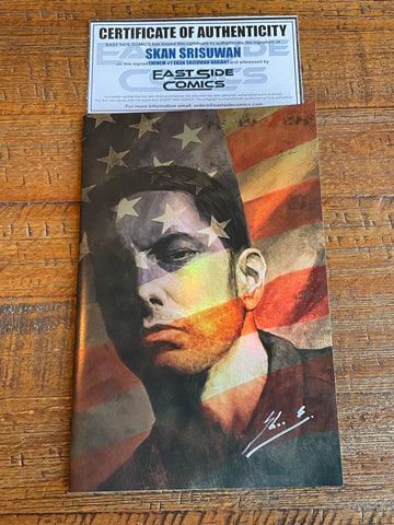 ORBIT EMINEM #1 SKAN SRISUWAN SIGNED NYCC EXCL "SILVER FOIL" VARIANT TIDALWAVE