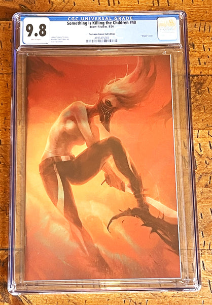 SOMETHING IS KILLING THE CHILDREN #40 CGC 9.8 IVAN TAO EXCL "FOIL" VARIANT LTD TO 300