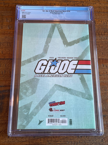 G.I. JOE A REAL AMERICAN HERO #310 CGC 9.8 ROB CSIKI BARONESS EXCL VARIANT LTD 300