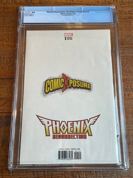 PHOENIX RESURRECTION #1 CGC 9.8 GREG HORN EXCL "WHITE" VIRGIN VARIANT-C