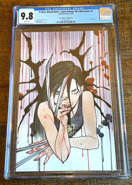 X-MEN BLOOD HUNT LAURA KINNEY WOLVERINE #1 CGC 9.8 PEACH MOMOKO EXCL "VIRGIN" VARIANT