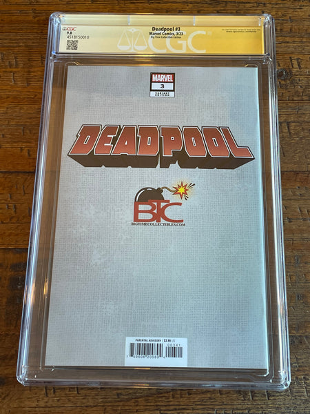 DEADPOOL #3 CGC SS 9.8 JOHN GIANG SIGNED WOLVERINE TRADE DRESS VARIANT