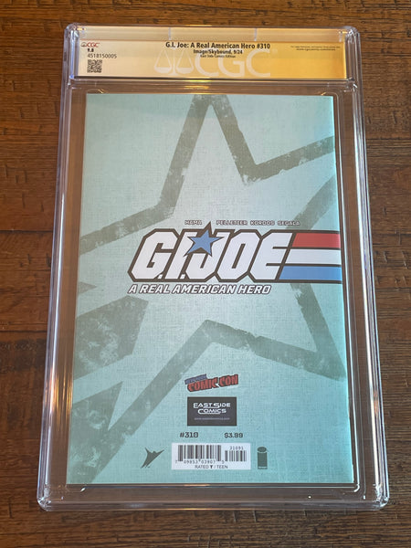 G.I. JOE #310 CGC SS 9.8 JOHN GIANG "FIRST" SIGNED NYCC EXCL SNAKE-EYES "NEGATIVE" VARIANT