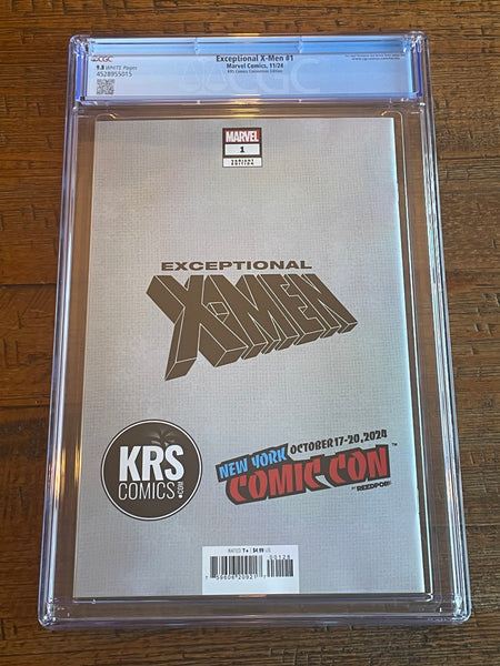 EXCEPTIONAL X-MEN #1 CGC 9.8 WARREN LOUW NYCC 2024 EXCL "COLOR SPLASH" VARIANT