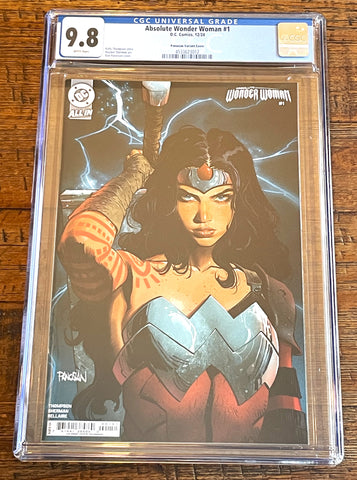 ABSOLUTE WONDER WOMAN #1 CGC 9.8 DAN PANOSIAN 1:25 RI INCENTIVE VARIANT