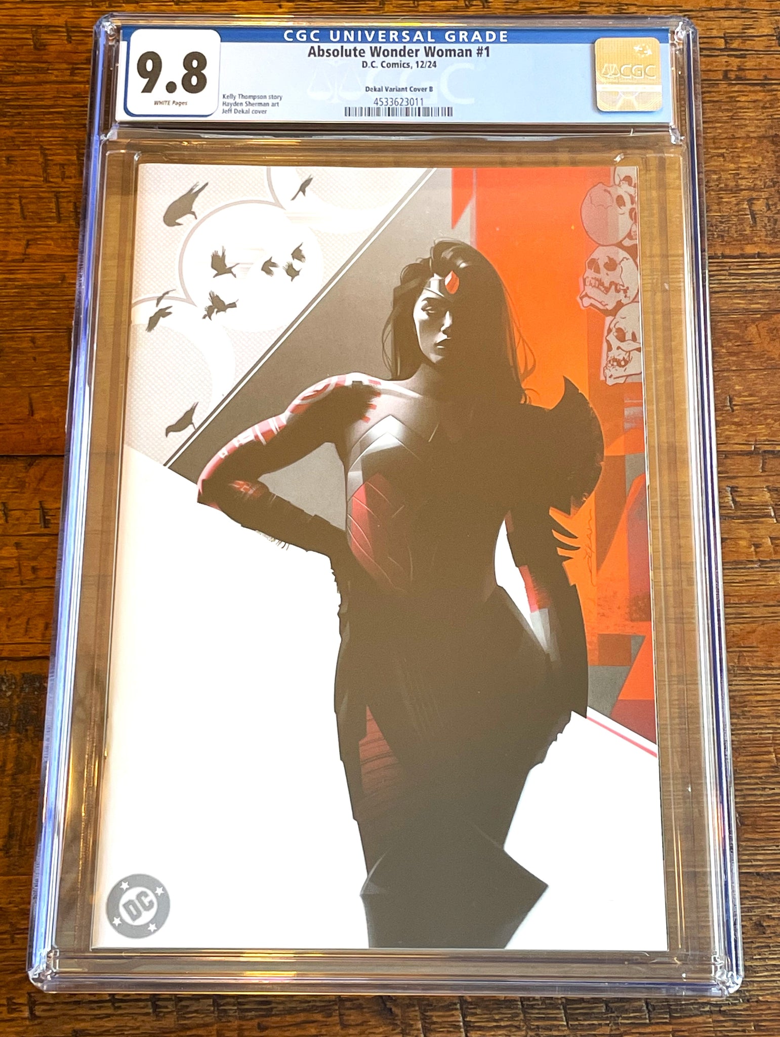 ABSOLUTE WONDER WOMAN #1 CGC 9.8 JEFF DEKAL 1:50 RI INCENTIVE VARIANT