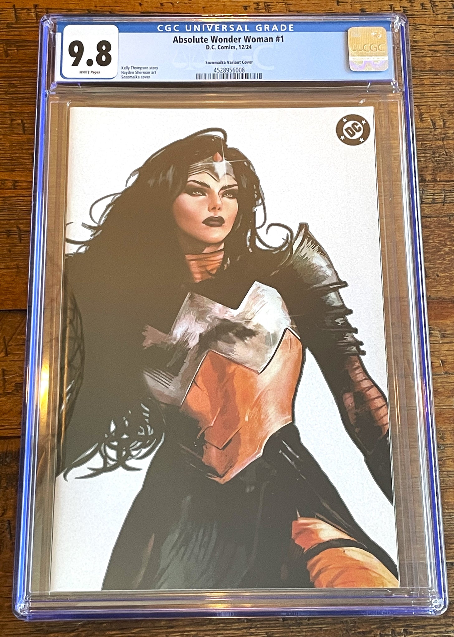 ABSOLUTE WONDER WOMAN #1 CGC 9.8 SOZOMAIKA EXCL "STORE" VARIANT RARE