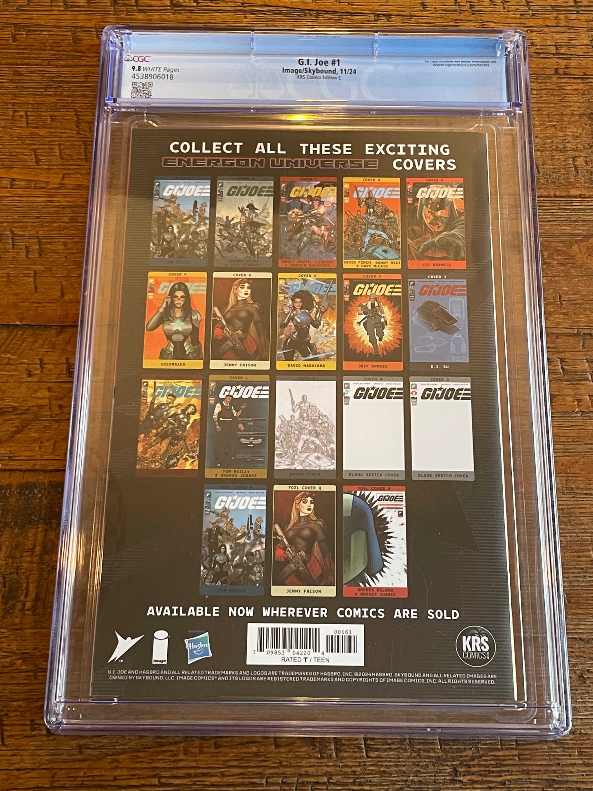 G.I. JOE #1 CGC 9.8 SOZOMAIKA EXCL 