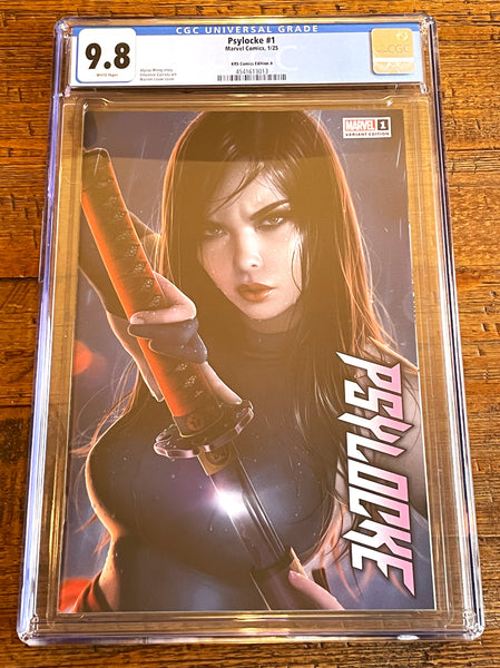 PSYLOCKE #1 CGC 9.8 WARREN LOUW TRADE & VIRGIN VARIANT OPTIONS X-MEN