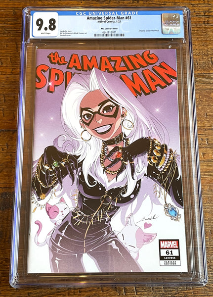 AMAZING SPIDER-MAN #61 CGC 9.8 GODTAIL EXCL BLACK CAT VARIANT LTD TO 500
