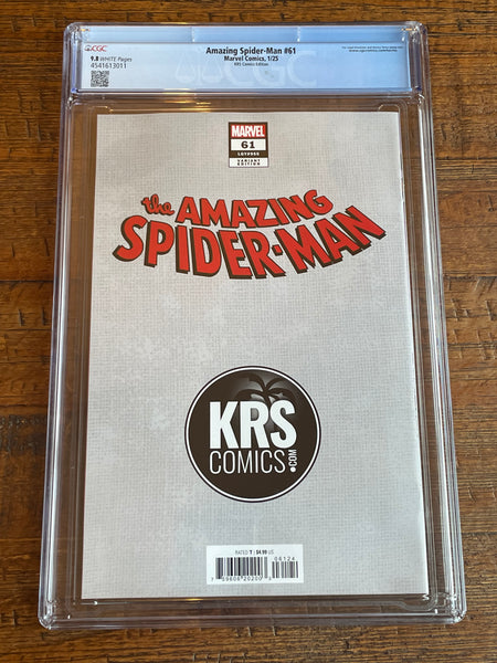 AMAZING SPIDER-MAN #61 CGC 9.8 GODTAIL EXCL BLACK CAT VARIANT LTD TO 500