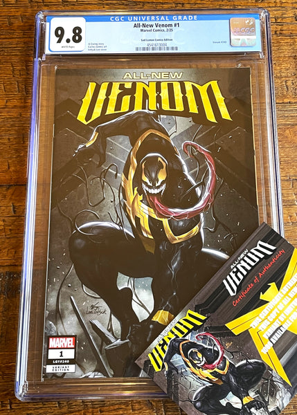 ALL NEW VENOM #1 CGC 9.8 INHYUK LEE EXCLUSIVE VARIANT LTD TO 1000 COA