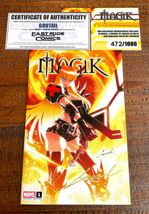 MAGIK #1 GODTAIL SIGNED EXCL VARIANT LTD TO 1000 W/ COA WOLVERINE