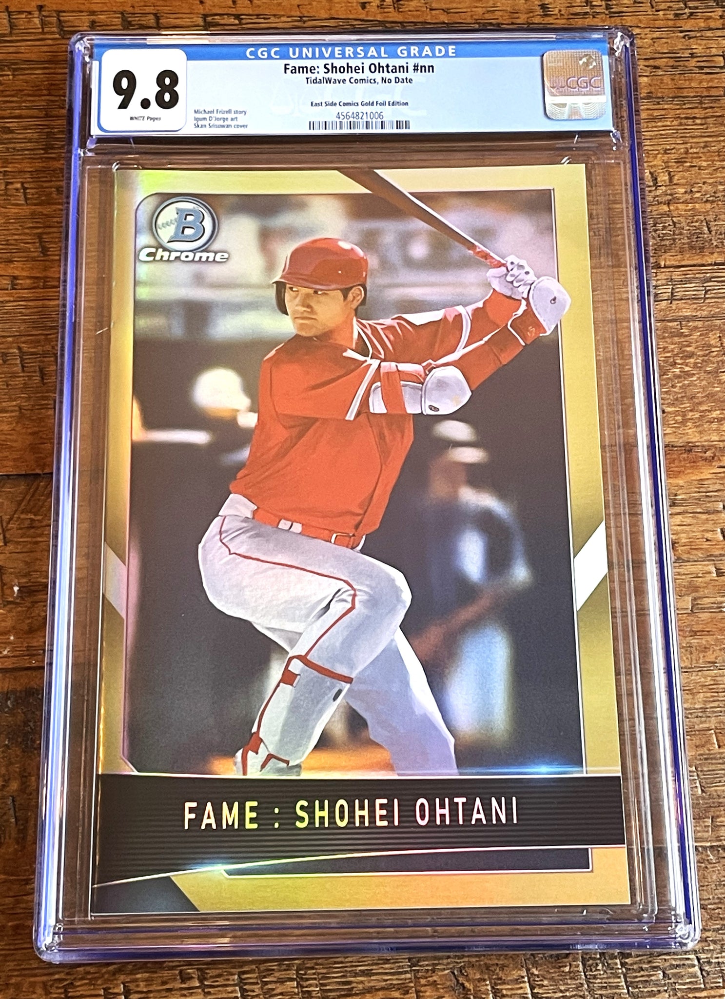 graded shohei ohtani rookie cards 2018 Leaf Exclusive Edition Gem Mint 10 Baseball Card FL-01 FAME: SHOHEI OHTANI #1 CGC