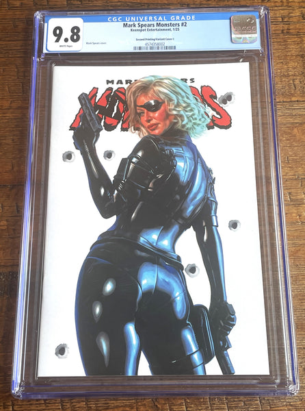 MARK SPEARS MONSTERS #2 CGC 9.8 MARK SPEARS EXCL "ILSA" VARIANT 2nd PRINT