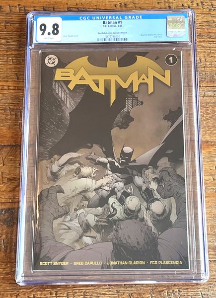 BATMAN (NEW 52) #1 CGC 9.8 GREG CAPULLO MEGACON 2025 EXCL "GOLD FOIL" VARIANT SCOTT SNYDER