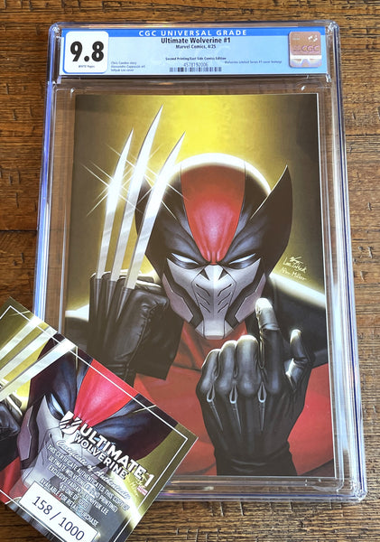 ULTIMATE WOLVERINE #1 CGC 9.8 (2nd Pt) INHYUK LEE "GOLD VIRGIN" VARIANT LTD TO 1000