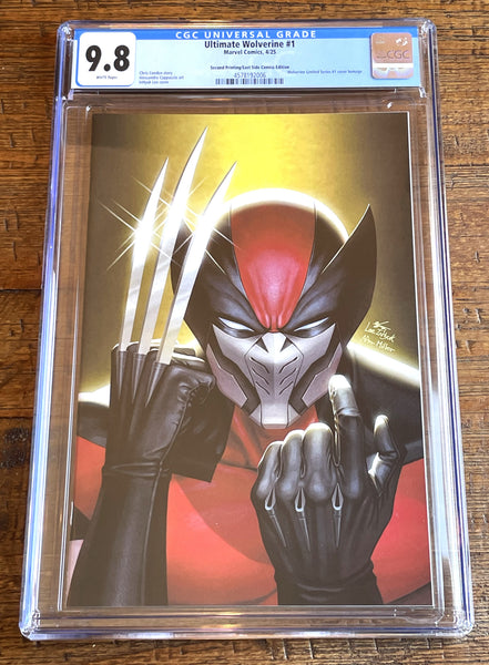 ULTIMATE WOLVERINE #1 CGC 9.8 (2nd Pt) INHYUK LEE "GOLD VIRGIN" VARIANT LTD TO 1000