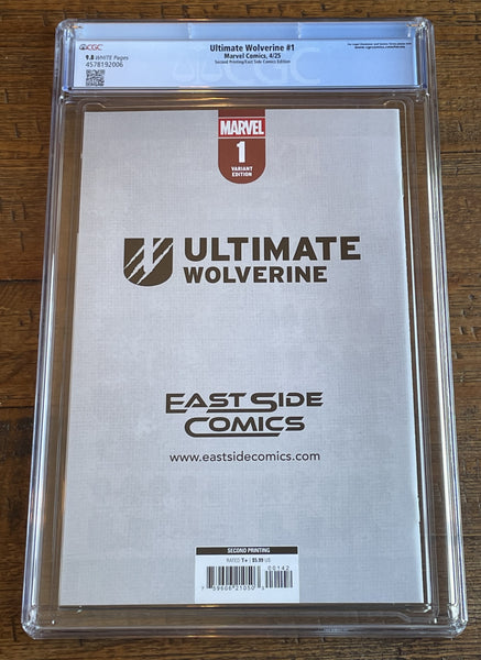 ULTIMATE WOLVERINE #1 CGC 9.8 (2nd Pt) INHYUK LEE "GOLD VIRGIN" VARIANT LTD TO 1000