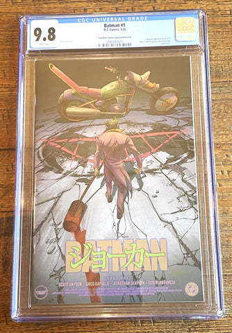 BATMAN (NEW 52) #1 CGC 9.8 REDCODE EXCL AKIRA JOKER "FOIL" VARIANT
