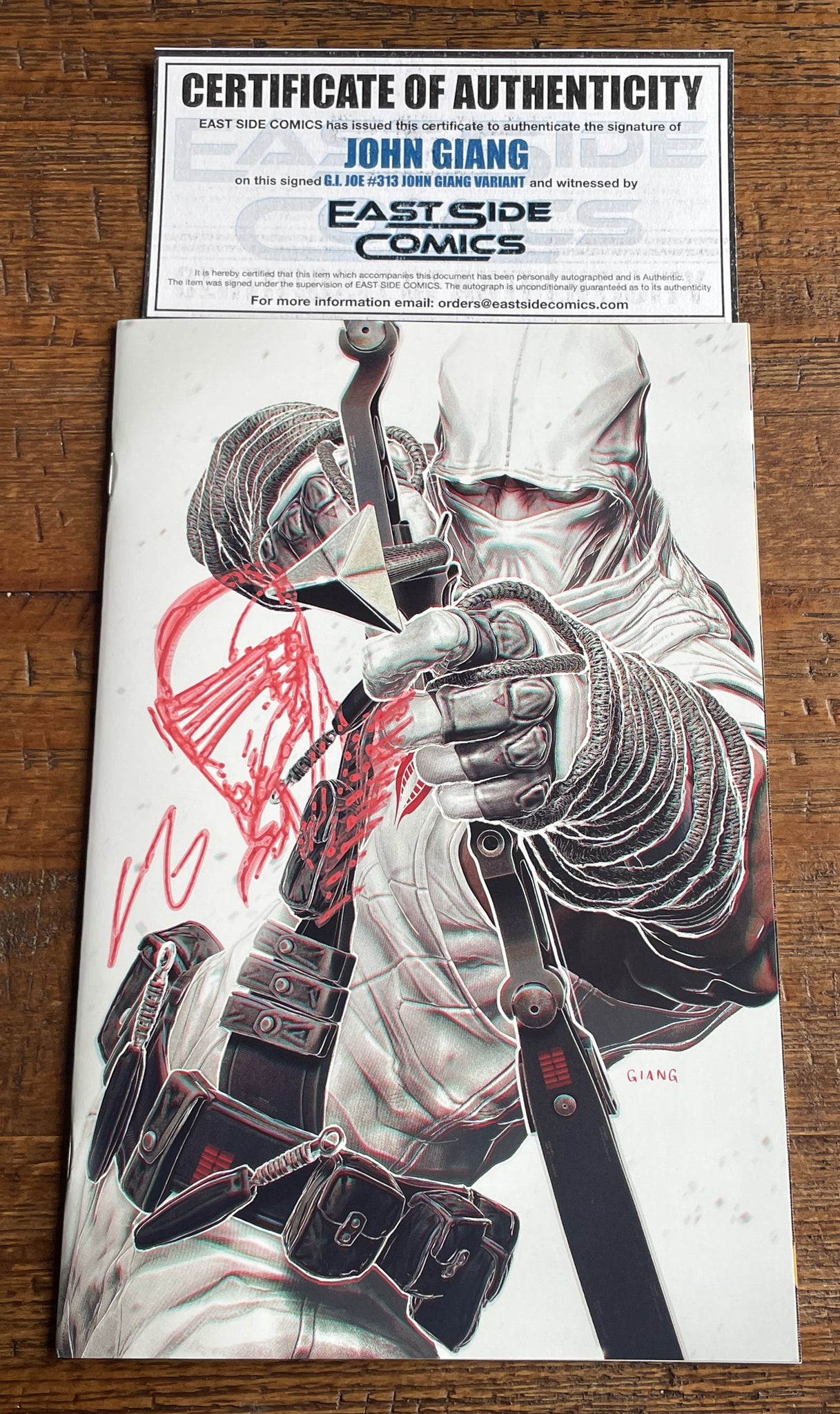 G.I. JOE #313 JOHN GIANG SIGNED REMARK MEGACON 2025 EXCL STORM SHADOW VARIANT OPTIONS
