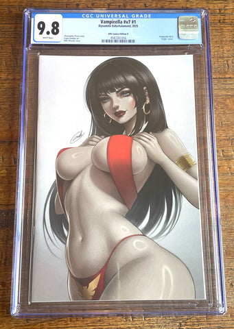 VAMPIRELLA #1 CGC 9.8 MIKI OKAZAKI EXCLUSIVE VIRGIN VARIANT DYNAMITE 2025