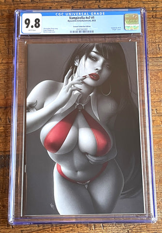VAMPIRELLA #1 CGC 9.8 WARREN LOUW EXCLUSIVE VIRGIN VARIANT DYNAMITE 2025