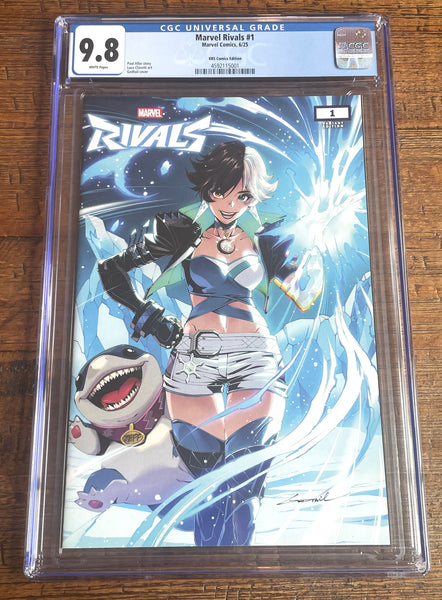 MARVEL RIVALS #1 CGC 9.8 GODTAIL EXCL LUNA & JEFF VARIANT LTD TO 1000 W/ COA