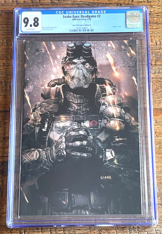 SNAKE-EYES DEADGAME #2 CGC 9.8 JOHN GIANG FIREFLY G.I. JOE VIRGIN VARIANT-B