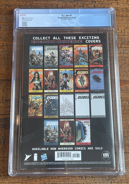 G.I. JOE #1 CGC 9.8 LEIRIX LI CHAMELEON VIRGIN VARIANT TRANSFORMERS