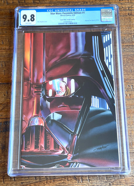 STAR WARS 1977 #1 CGC 9.8 FACSIMILE MIKE MAYHEW DARTH VADER TRADE & VIRGIN VARIANT OPTIONS