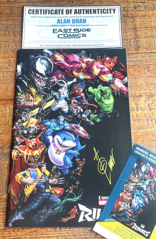 MARVEL RIVALS #1 ALAN QUAH SIGNED EXCL VARIANT LTD TO 1000 IN GAME CODE INCLUDED