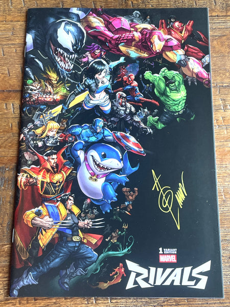 MARVEL RIVALS #1 ALAN QUAH SIGNED EXCL VARIANT LTD TO 1000 IN GAME CODE INCLUDED