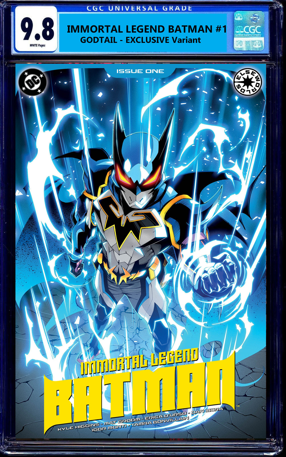 Immortal Legend Batman 1 Godtail Absolute Scott Snyder Akira Joker Foil Batgirl Harley Quinn Batman Jim Lee Foil Virgin Variant DC Comics Marvel Comics Spider-man X-Men Batman Joker East Side Comics Virgin Exclusive cgc signed ss comics