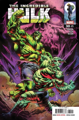 INCREDIBLE HULK #30 NIC KLEIN COVER-A VARIANT PREQUEL ORIGIN OF INFERNAL HULK
